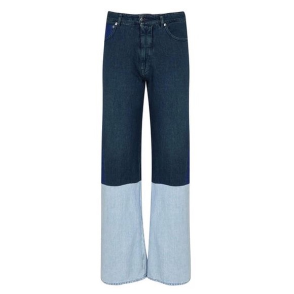 Maison Martin Margiela MM6 Color Block Denim Jeans - Picture 3 of 4